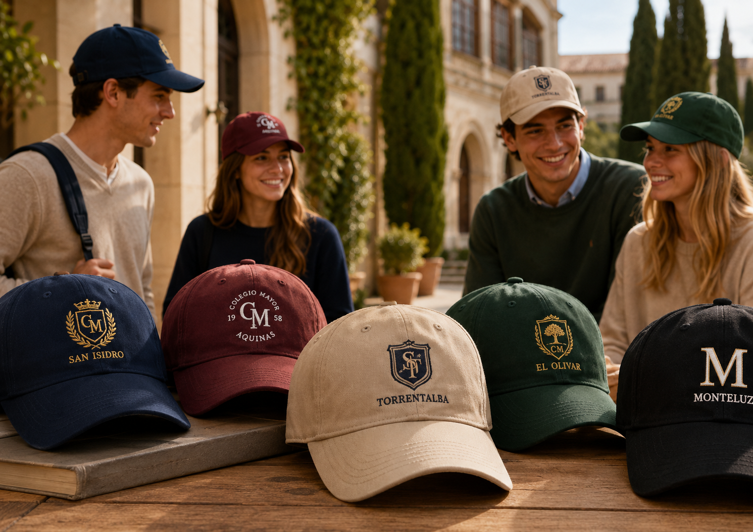 Gorras bordadas personalizadas para empresas, eventos y marcas